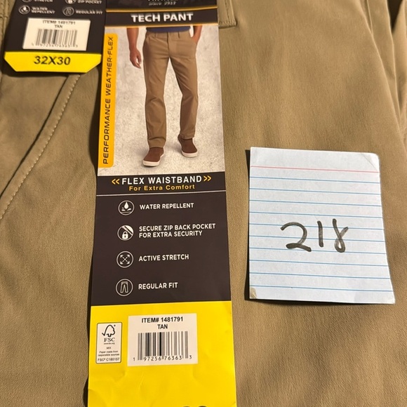 Weatherproof Vintage Men’s Excursion Tech Pant 32x30 - Picture 7 of 8